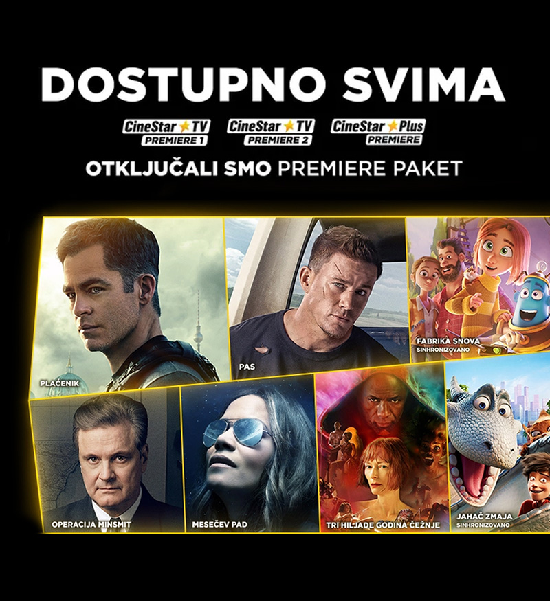 Novi video klub - CineStar Premiere Plus - Orion telekom