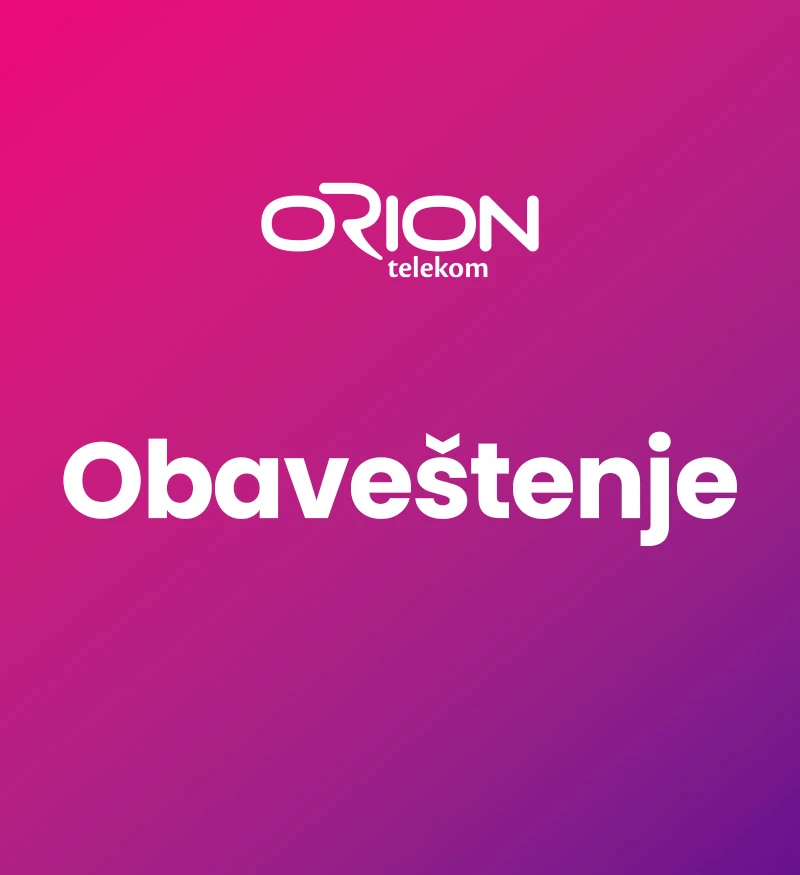 Kanal N1 nije vise deo ponude Orion telekoma